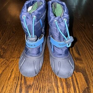 Sorel Kids' Navy and Blue Snow Boots